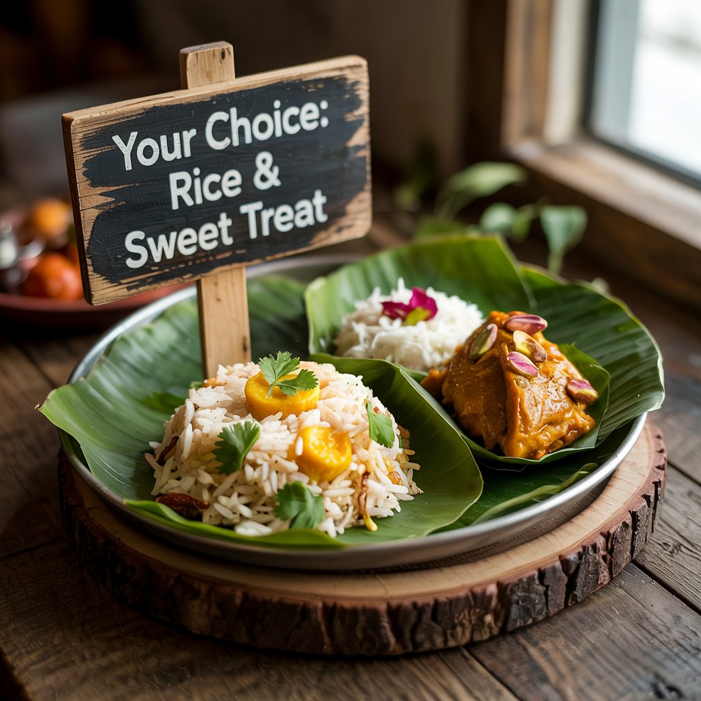 Your Choice: Rice & Sweet Treat